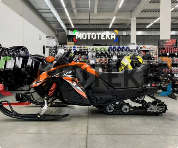 Снегоход Мотомир COMPASS 200 оранжевый (машинокомплект) | Мототека