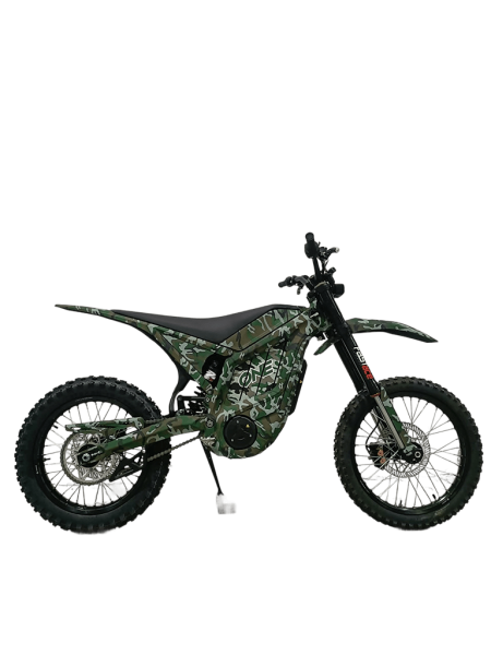 Электромотоцикл Regulmoto (Регулмото) ONE 74V камуфляж | Мототека